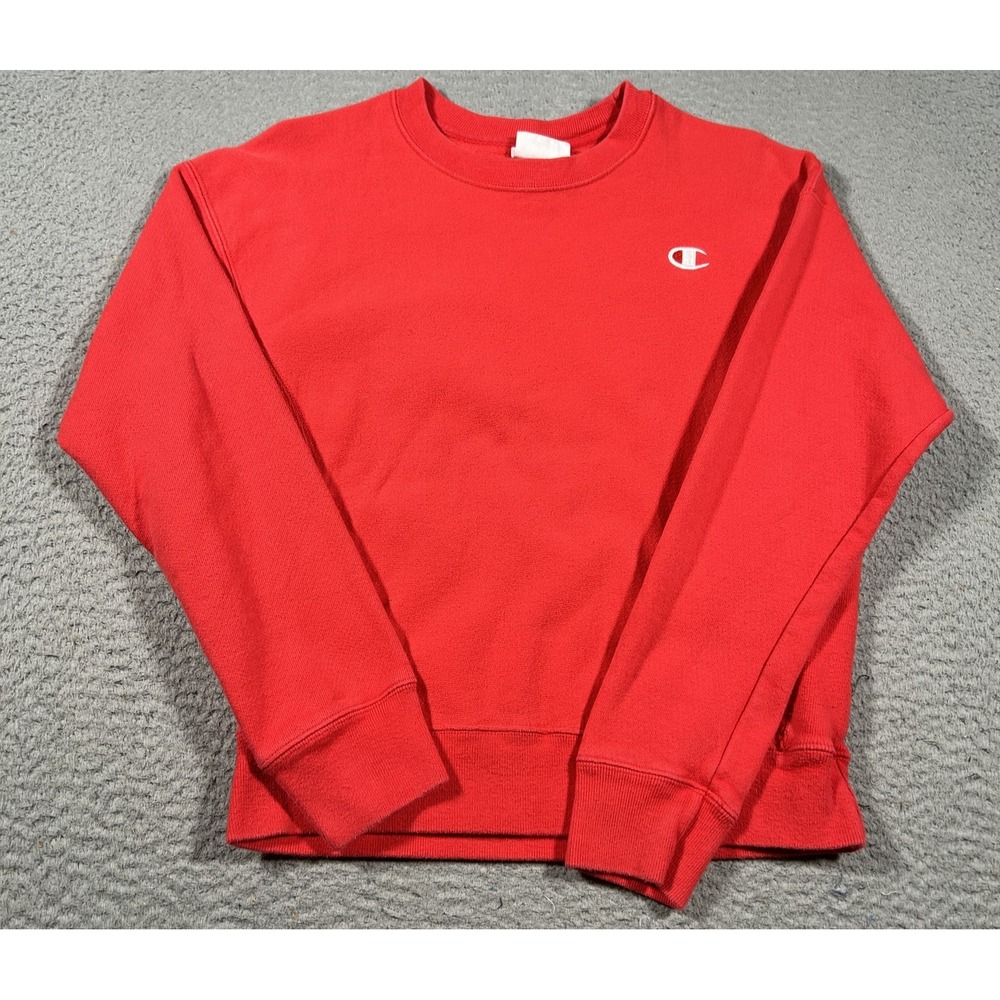 Champion Reverse Weave Sweatshirt Mens Small Crewneck Pullover Embroidered